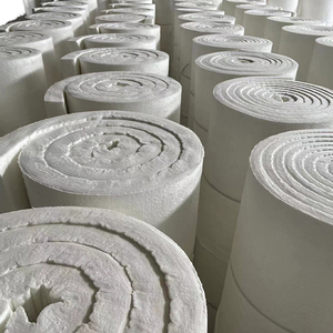 Couvertures en fibres céramiques 1260C à prix d'usine, épaisseurs 25mm et 50mm, pour <span class=keywords><strong>isolation</strong></span> des fours de forge et des chaudières - Product Image 1