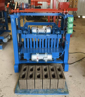 Petite machine à fabriquer des briques en béton de type œuf, à moteur, pour la production de briques rouges et creuses