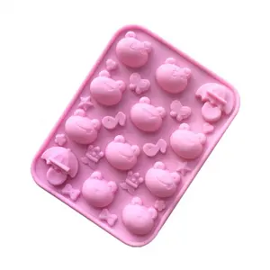 628 Multi Frog Shaped Chocolate Making Molds Silicone Frog Candy Mold