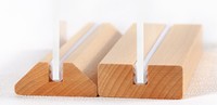 Porte-étiquette en acrylique et bois, vente en gros, 1 pièce