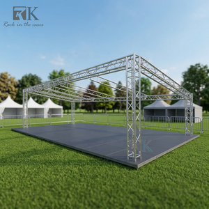 Sistema de Estructura de Aluminio para Escenarios, Conexión Modular por Pasadores, Marco de Truss Portátil - Product Image 1