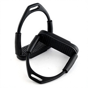 Estribos de Seguridad de Bajo Precio y Alta Resistencia, Articulados, con Agarre de Goma en el Interior, Cadena 2 en 1, Equipo Ecuestre - Product Image 1