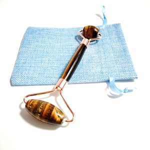 Rodillo para <strong>el</strong> cuidado Facial, masaje directo de f&aacute;brica, Natural, amarillo, Ojo de <strong>Tigre</strong>, hecho a mano - Product Image 6