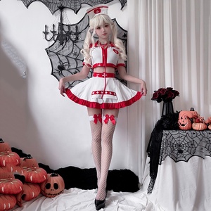 <span class=keywords><strong>Costume</strong></span> da <span class=keywords><strong>infermiera</strong></span> <span class=keywords><strong>Sexy</strong></span> donna taglie forti di Halloween medico uniforme abito da scena spettacolo di scena per festa di ruolo - Product Image 4
