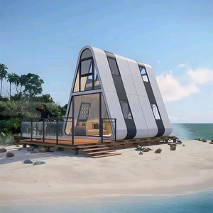 Nuevo DISEÑO DE ALUMINIO Villar Resort House Triángulo Forma Cabaña pequeña Casa triangular de dos capas - Product Image 2