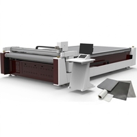Machine de découpe à lame vibrante pour matériaux CVC (feuille d'aluminium/fibre de verre/plaque de gaine) - Commande numérique PC haute vitesse 10 kW