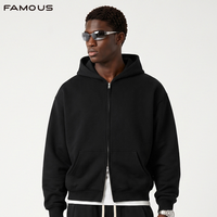 Sweat à capuche zippé personnalisé pour homme, double fermeture éclair, broderie, style Old Money, automne, premium, confortable