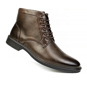 <span class=keywords><strong>Costume</strong></span> professionnel en cuir PU pour hommes, bottes formelles, chaussures habillées, nouvelle collection - Product Image 3