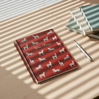 Carnet de notes de luxe A4 à couverture rigide avec reliure spirale, motif zèbre imprimé UV personnalisé, 100 feuilles de papier à feuilles mobiles, couverture en PU, cadeau