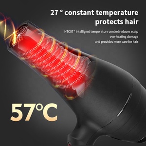 Pengering Rambut WAIKIL Salon Kecepatan Tinggi Grosir Pengering Rambut Motor AC Pengering Rambut Bertenaga Kuat Mendukung Udara Dingin dan Panas - Product Image 4