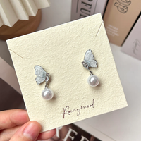 Cartes de présentation de bijoux personnalisées de haute qualité avec des motifs mignons et un logo imprimé pour les boucles d'oreilles, les bagues, les colliers, les emballages
