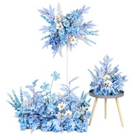 Ensemble de fleurs artificielles pour mariage, arrangement floral en soie, fleurs pour allée de mariage, centre de table, pour événements et fêtes de mariage
