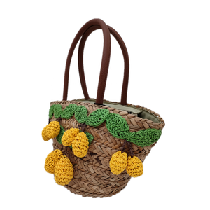 Les fabricants promeuvent des sacs à main en paille d'herbe de mer de haute qualité sacs à main de styliste <span class=keywords><strong>sac</strong></span> à rabat en paille d'été - Product Image 3