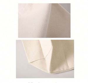 Cotton Canvas Grocery Tote <b>Bag</b> Natural Cotton Washable <b>Shopping</b> <b>Bags</b> - Product Image 3