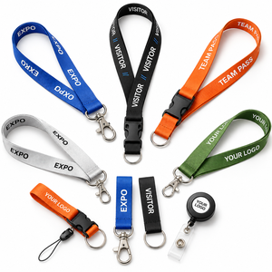 Personalized Custom Printing Logo Lanyard Sublimation Polyester Neck Id Lanyards With Logo Custom - Product Image 1
