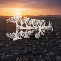 Charrue à socs hydraulique diesel LEROX Pioneer Series à 3 rangs entièrement montée avec engrenages et roulements, garantie 2 ans