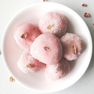 Mochi <span class=keywords><strong>japonais</strong></span> Ca Co Daifuku à la fraise, gâteau <span class=keywords><strong>de</strong></span> <span class=keywords><strong>riz</strong></span> glutineux sucré, snacks halal, vente en gros, OEM, marque privée, desserts Mochi - Product Image 4