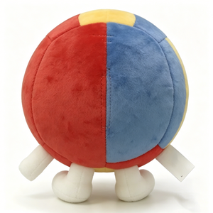 Llavero de Peluche Personalizado de Voleibol, Diseño de Voleibol de Dibujos Animados, Forro de Malla, Tela Súper Suave - Product Image 4