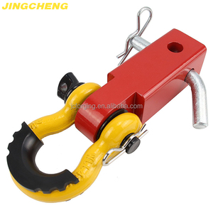 Sartiame <span class=keywords><strong>gancio</strong></span> di <span class=keywords><strong>traino</strong></span> ricevitore a vite zincato perno D grillo forgiato arco grillo pesante fuori strada tirante rosso Made in China - Product Image 4