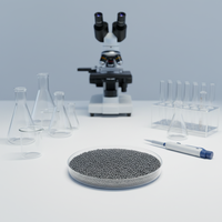 Sphères de charbon actif en résine à grande surface, pureté 99,9 %, pour lit catalytique de traitement de l'eau