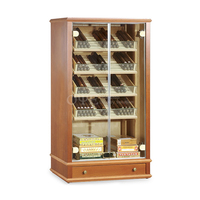 Vitrine à cigares en bois de luxe, grande capacité, présentoir, humidificateur, armoire à cigares