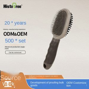 Cepillo de Aseo para Mascotas de Doble Cara con Cojín de Aire, de Plástico y Acero Inoxidable, Ecológico, para Eliminar el Pelo de Perros, Venta al por Mayor - Product Image 2