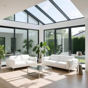 Serre en verre et aluminium étanche pour hôtel de luxe, complexe hôtelier, jardin d'hiver, verrière, espace pour animaux et plantes - Product Image 1