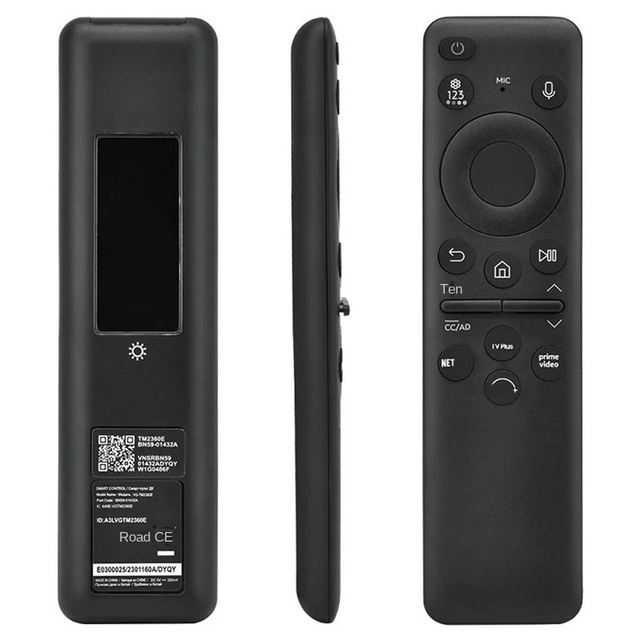 ABGI-BN59-01455A TM2360E Solar Voice Remote Control for NEO QLED Series Q60 Q70 Q80 Smart TVs Plastic Material Fixed Code