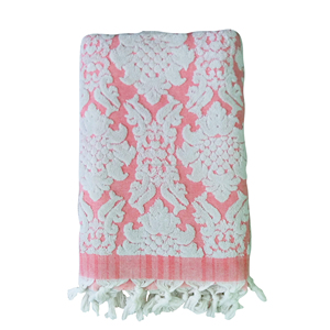 Serviettes turques de haute qualité, Design Damask, luxueuses, lourdes, duveteuses et épaisses, motifs traditionnels oriental, taille de bain, commerce - Product Image 6