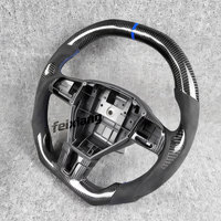 Volant sport en cuir et fibre de carbone, modification pour Volkswagen CC Magotan Tiguan Passat Camry