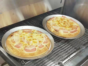 Horno de pizza comercial eléctrico de 12 pulgadas, cinta transportadora de encimera, horno de Pizza, calentamiento rápido, horno de pizza a Gas de 400 grados - Product Image 4
