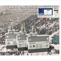 HLGK AZ-7 Micro-interrupteur haute durabilité, contacts ABS, IP65, 10A, 380V, interrupteur de commande industriel avec plusieurs modes d'installation