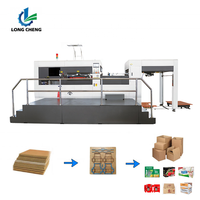Máquina Troqueladora de Cajas de Cartón Corrugado Eléctrica Totalmente Automática de Alta Estabilidad, Multifuncional para Producción de Cajas de Cartón