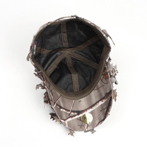 Cappello da Caccia 3D con Motivo Mimetico a Foglie, Realistico Cappello Ghillie da Giungla, Cappello da Baseball Mimetico Regolabile per Tiro all'Aperto e Giochi CS - Product Image 3