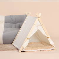 Tragbares Waschbares Haustier-Tipi Haustier-Zelt Katzen-Tipi-Bett mit Dicker Polsterung