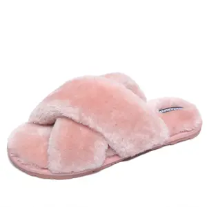 Wholesale Fashion Children's Plush Slippers Large Slippers Comfortable Cotton Slippers Women's Shoes