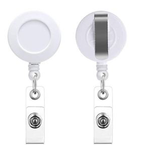 Porte-badge rétractable transparent à prix abordable avec crochet, pendentif multicolore et clip pour carte d'identité - Product Image 4