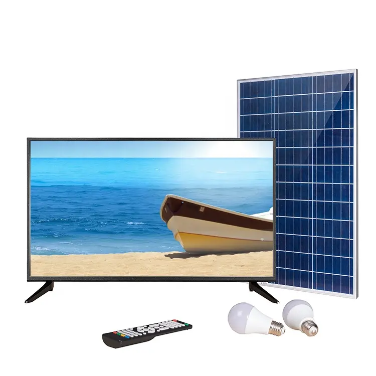 32 "40" integrierter solar betriebener Fernseher mit eingebauter Batterie