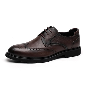 Zapatos Formales Británicos de Negocios para Hombre 2026, de Cuero Vacuno de Grano Completo, con Suela y Parte Superior Suaves - Product Image 3
