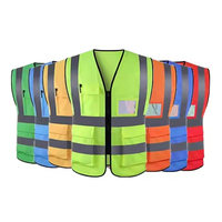 Chaleco de Seguridad Reflectante con Logotipo Personalizado, Blanco, con Múltiples Bolsillos, Cierre Frontal con Cremallera, para Trabajos de Construcción, Hombres, Clase 2, Alta Visibilidad, Transpirable