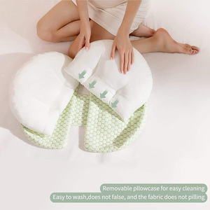 Oreiller de <span class=keywords><strong>grossesse</strong></span> en demi-lune réglable au prix du fabricant pour un confort personnalisable et un positionnement optimal du sommeil - Product Image 3