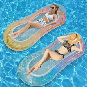 FR-029 Amaca Gonfiabile Galleggiante per Piscina, Letto Galleggiante Pieghevole, Salvagente per Adulti - Product Image 3