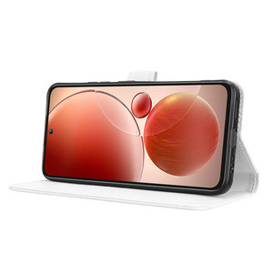 Luxury Wallet Diamond Pattern PU Leather Flip <b>Phone</b> Case For itel S25 4G - Product Image 3