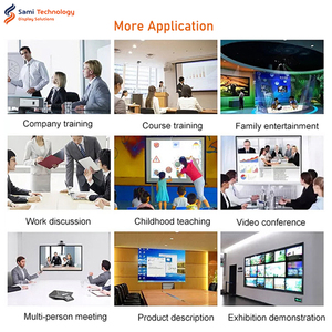 75 inch tất cả-trong-một PC màn hình cảm ứng tương tác phẳng bảng điều chỉnh lớp học giảng dạy kỹ thuật số bảng thông minh công nghệ hồng ngoại mới - Product Image 2