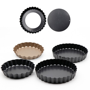 Moule à gâteau en acier au carbone ondulé miniature en gros, antiadhésif, petit moule à pâtisserie avec ustensiles de cuisson JY8773 pour la cuisson de petits gâteaux - Product Image 1