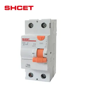 Customize printing single pole 2p 3 phase 4p 4 pole 40a 100a type a type b type s rccb residual current circuit breaker for home