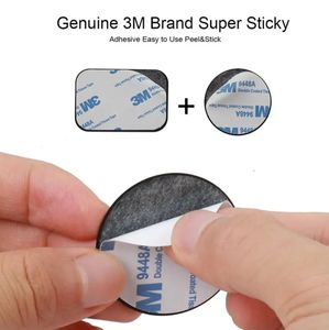 신제품 마그네틱 휴대폰 거치대용 메탈 플레이트, 범용 초슬림 블랙 메탈 디스크, 강력한 3M 접착 스티커, 원형 40mm - Product Image 2