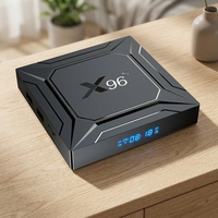 Boîtier TV Android 14 X96 M200 Amlogic S905X5M neuf d'usine, double Wi-Fi 6, BT5, Quad Core, 2G/16G, 4K, Smart Set Top Box
