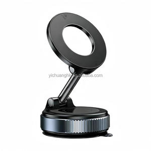Soporte Magnético Metálico para Teléfono Móvil, Giratorio, con Ventosa, Plegable, para Escritorio - Product Image 4