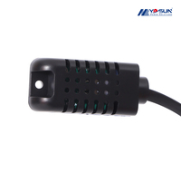 Sensor de Temperatura y Humedad para Gabinete RJ12, Carcasa de ABS, Alimentado por CC Mediante PDU Inteligente, Transmisor de Temperatura y Humedad de Alta Precisión